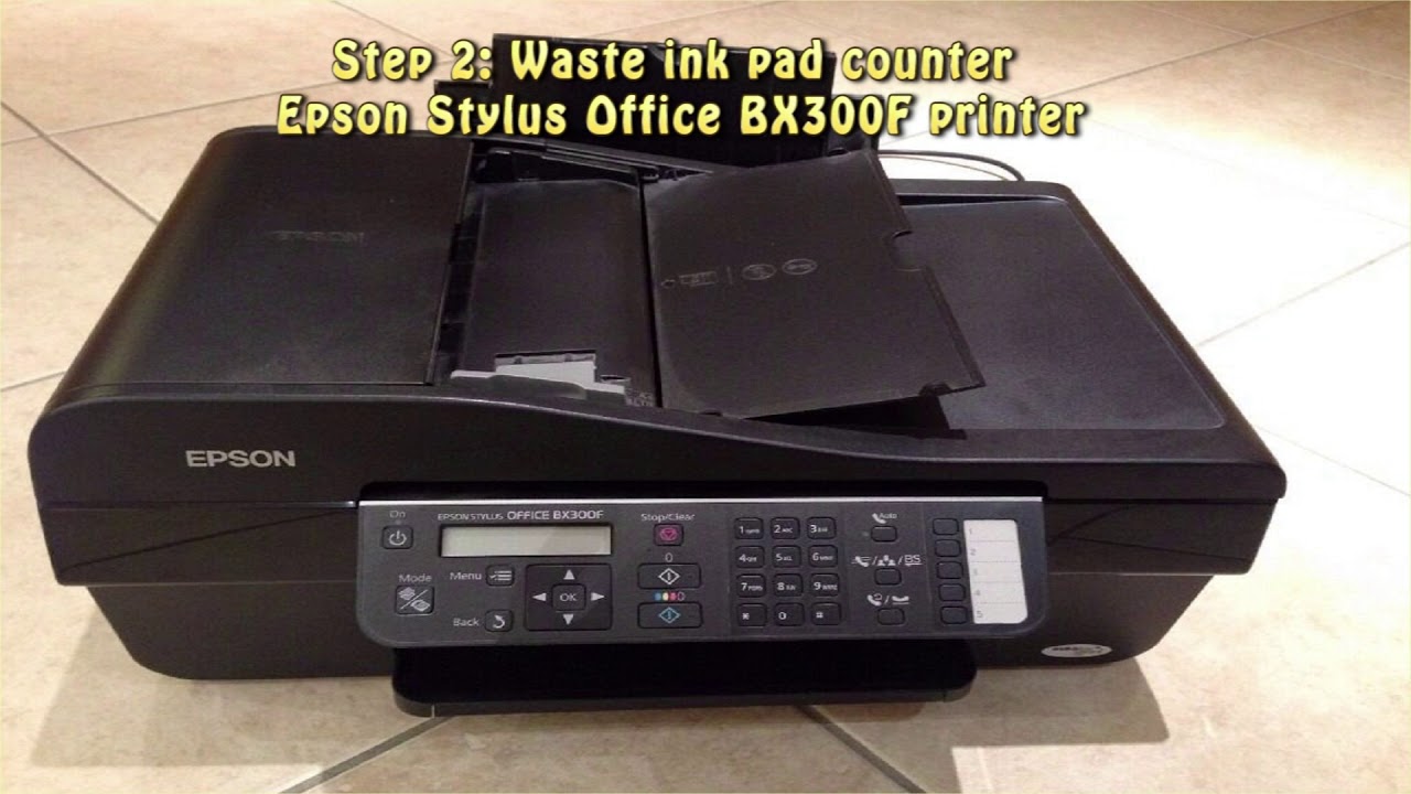 Epson Bx300f Reset Software